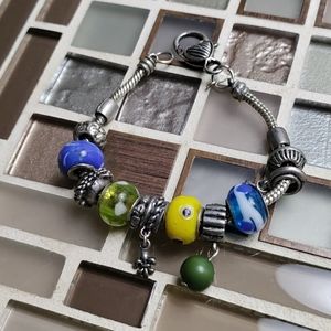 The Roman Company Vtg Charm Bracelet